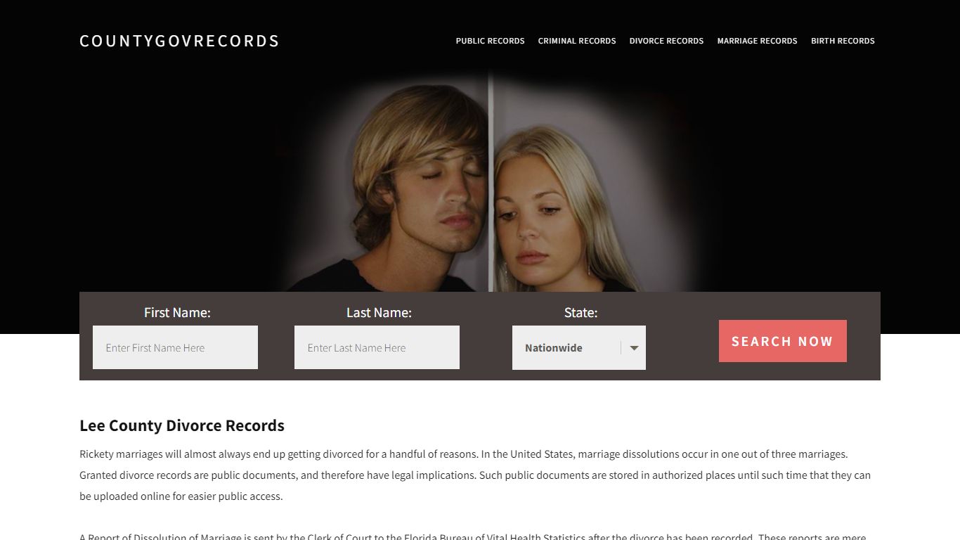 Lee County Divorce Records | Enter Name and Search|14 Days Free